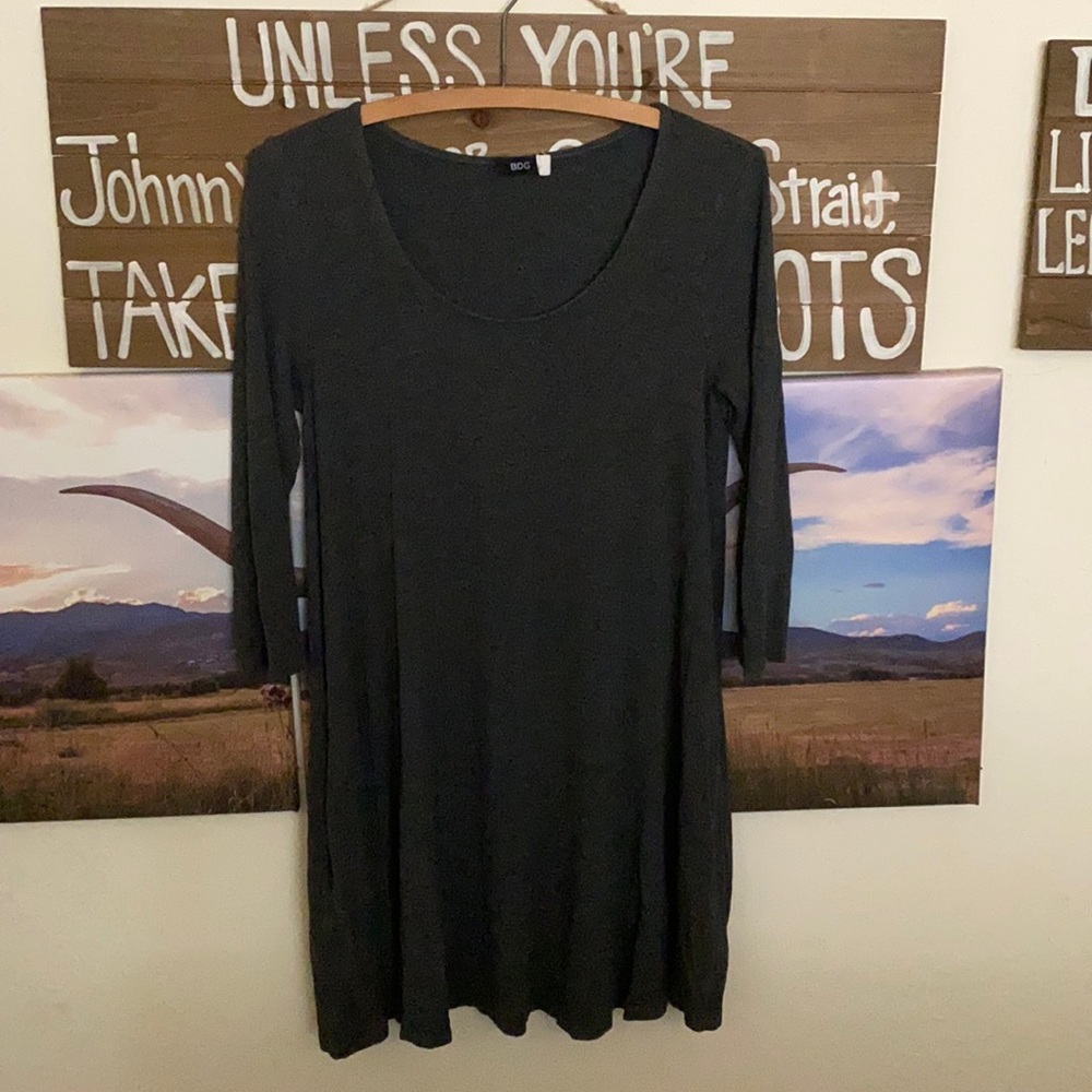 3/4 Sleeve Cotton Dress